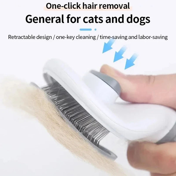 Easy Clean Pet Grooming Brush